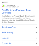 Passmedicine Limited ad creative