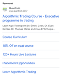 QuantInsti Quantitative Learning Private Limited ad creative