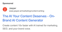 JASPER AI, INC. ad creative