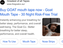The Greatest of All Tapes ad creative