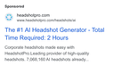 Headshot Pro Photography Pte. Ltd. ad creative