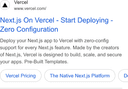 Vercel Inc. ad creative