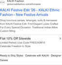 KALKI FASHION PRIVATE LIMITED ad creative