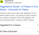 HIGGSFIELD INC ad creative