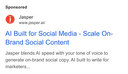JASPER AI, INC. ad creative