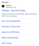 Twinsho ad creative
