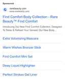 Rare Beauty, LLC ad creative