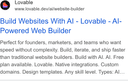 Lovable Labs Inc. ad creative