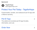 TagsForHope Inc. ad creative